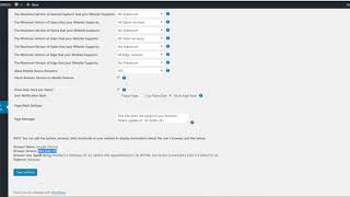 Update to Sphinx Browser Version Checker Plugin: ability to set allowed maximum browser version
