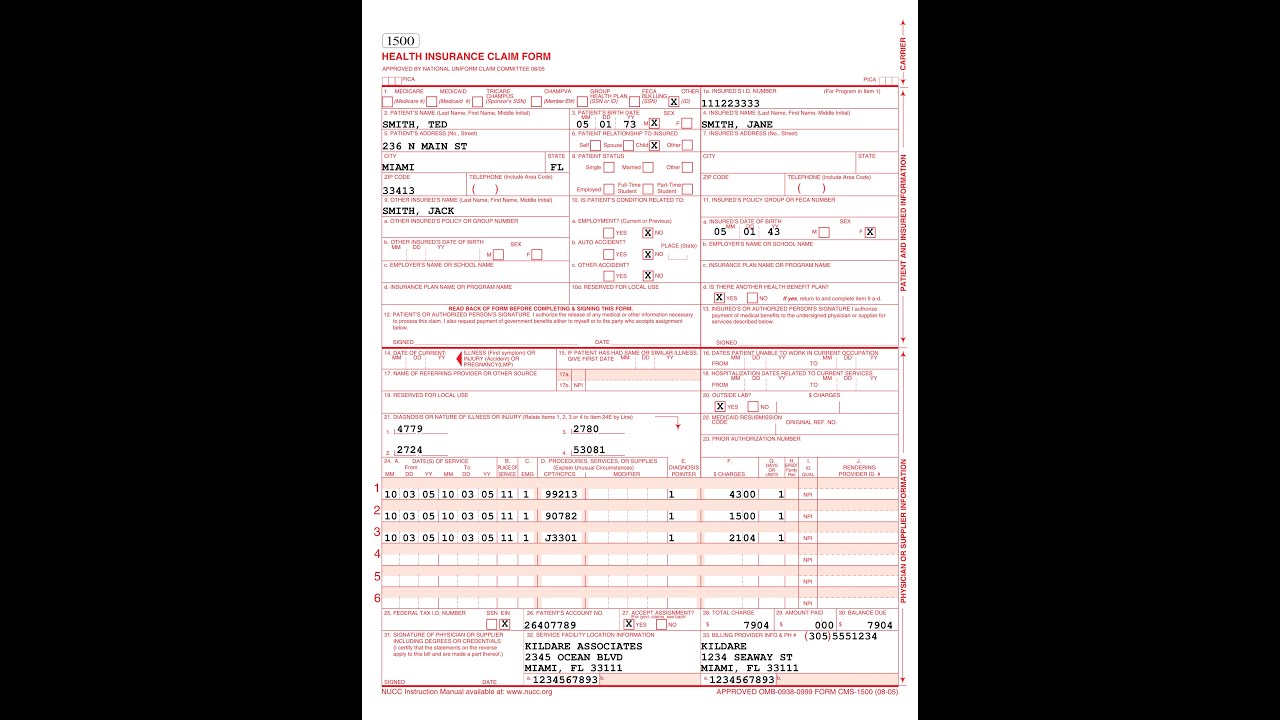 CMS 1500 Conversion (OCR)