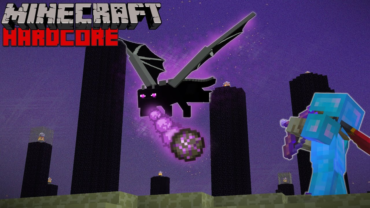 EPIC Ender Dragon Battle in Minecraft 1.17 Hardcore Survival Let’s Play ...