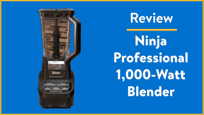 Ninja Professional 1100 Watt Blender Unboxing, Setup, And First