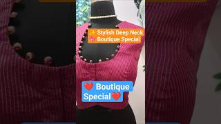 Aaj Ka Sabse Trending Blouse Design 😍 Perfect Fitting Blouse #shorts #trending #blouse #design