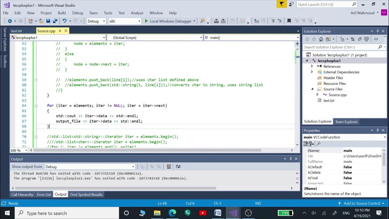 Convert String List to Char List in c and c++ 21 - YouTube