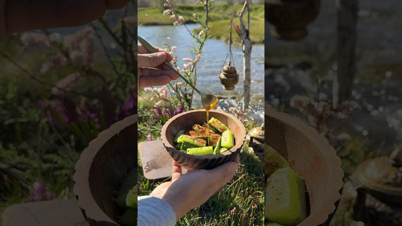 Cucumber, honey salad 🥗 