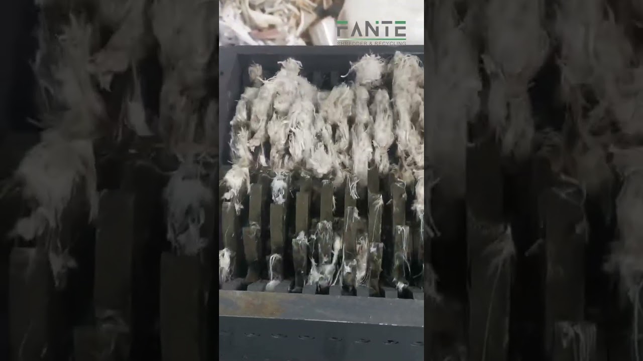 Fiber Shredder in Action: Efficiently Process All Types of Fibers!