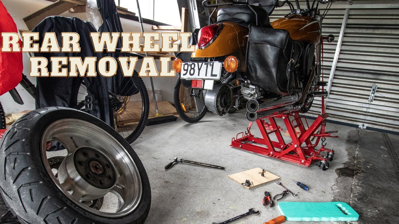 How To Remove Rear Tire On Kawasaki Vulcan? New