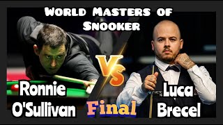 Ronnie O'Sullivan vs Luca Brecel - World Masters of Snooker 2024 - Final Live (Full Match)