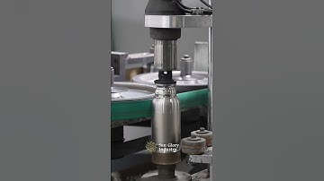 Steel Bottle Flask Automatic Polishing #manufacturing #ZUCHE  #machine #bottleproduction
