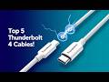 Top 5 Best Thunderbolt 4 Cables for Ultra-Fast Data &amp; 8K Video in 2026
