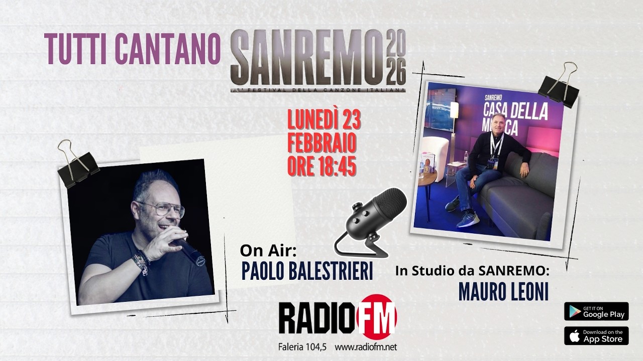 Tutti cantano SANREMO, in collegamento con Mauro Leoni