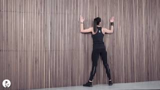 WALL SQUAT tutorial by Veronica Tudor