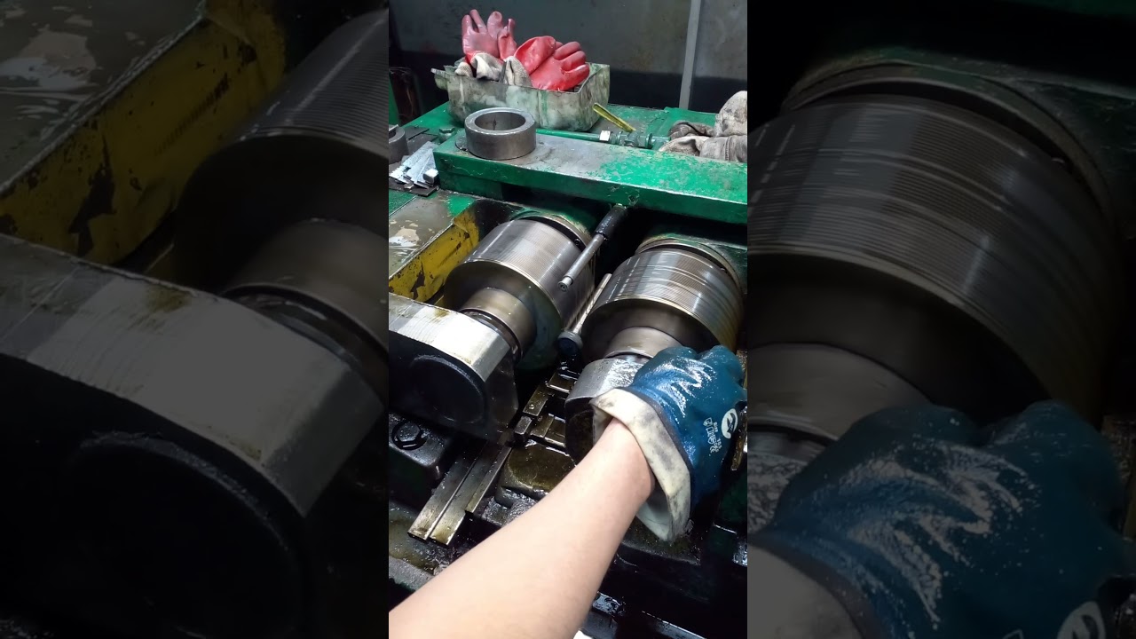 Накатка резьбы на upw 25