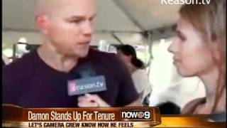 Actor Matt Damon stands up for teacher tenure