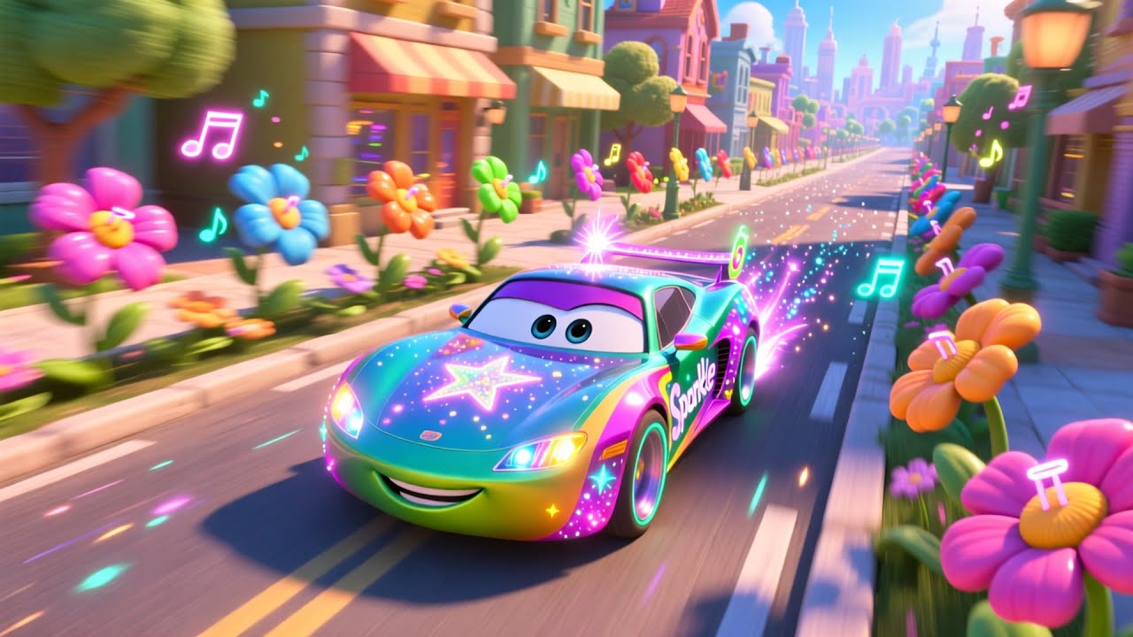 Wroom Wroom Car Song 🧸🔢🍼 | Kids Fantasy Song | Learn Numbers and Happy Routines