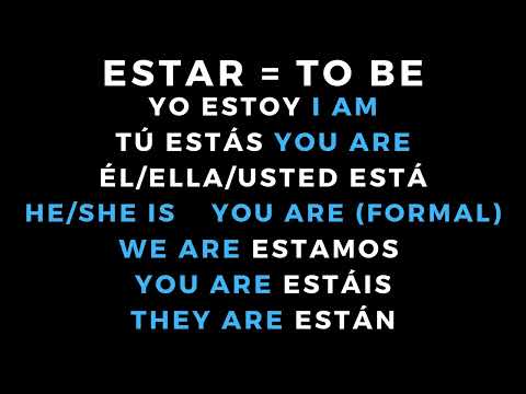 SER vs. ESTAR: The Spanish Grammar Song
