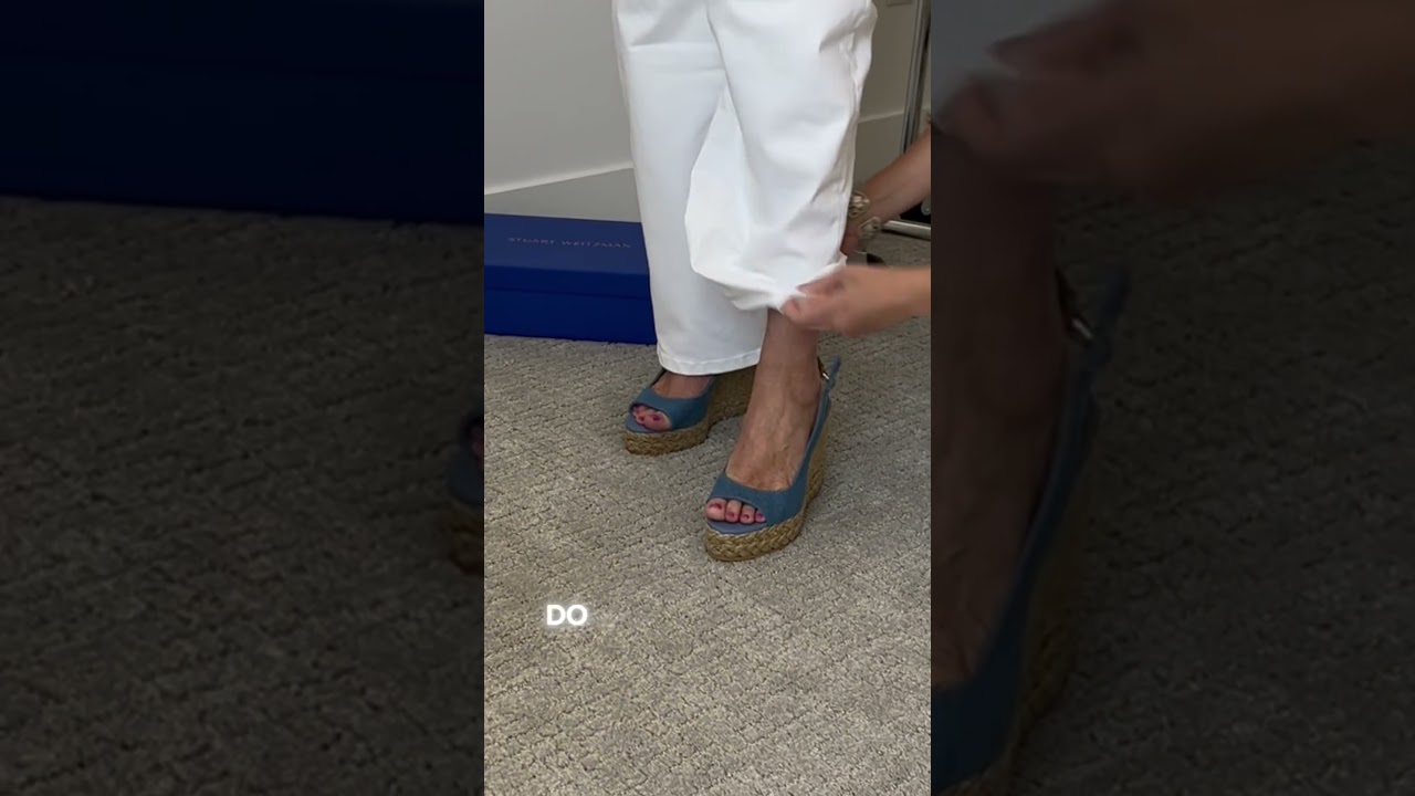 SUMMER MUST HAVE DENIM WEDGES #denim #wedges #shorts #shoppinghaul #shoppinghacks #styletips