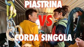 Uso della piastrina con corda singola - #focusclimbing 27