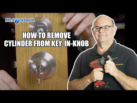 How to Remove Cylinder from Key-in-Knob | Mr. Locksmith™ Video