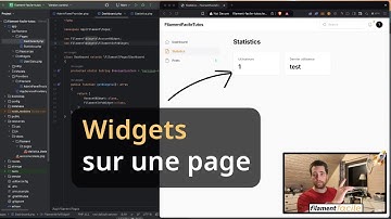 Filament: Créez une page avec des widgets