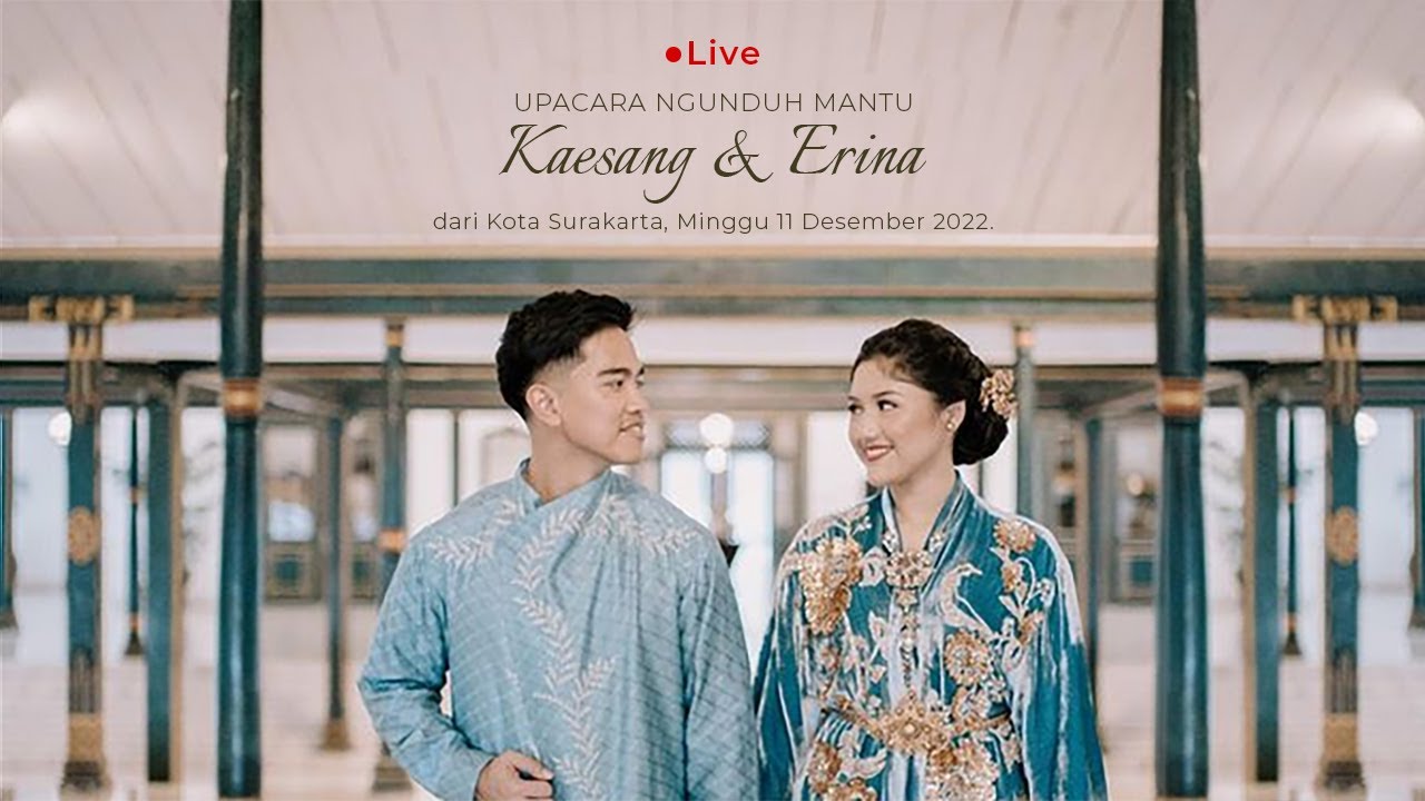 🔴 Live! Ngunduh Mantu dan Tasyakuran Pernikahan Kaesang & Erina