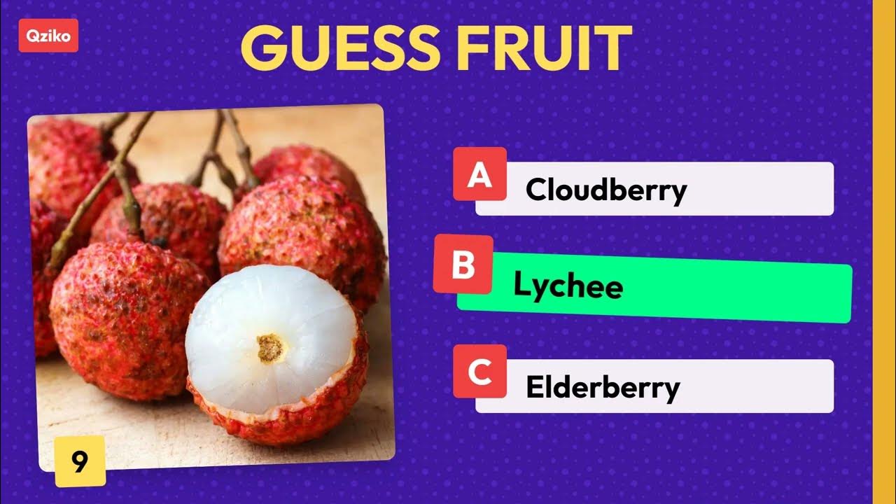 30 Exotic Fruits Quiz Fun & GK Quiz YouTube