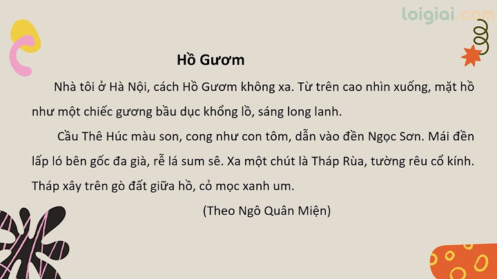 Bài giảng chương trình địa phương phần văn 8