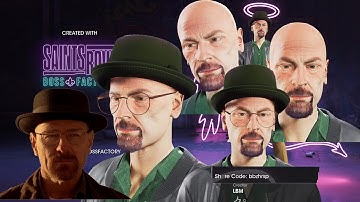 Saints Row Boss Factory Face creation by YurokLBM Bryan Cranston Walter White Heisenberg