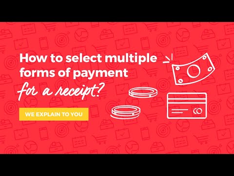 Flexy - How to select multiple forms of payment for a receipt