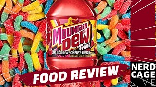 Mountain Dew Cherry Lemon Trolli Sugar Free Soda #NerdCageLIVE Food Review screenshot 5