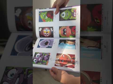 Раскраска Pixar по номерам / Раскраска Пиксар / Coloriages mystères Disney - Pixar Tome 2, видео 1
