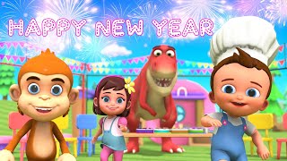 diy new year 2023 cake super crazy kids happy new year video 3d cartoons kids educational diy