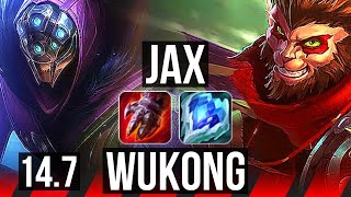 JAX vs WUKONG (TOP) | 86% winrate, 11/3/5 | EUW Master | 14.7