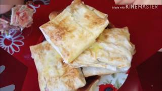 Конвертики из Лаваша с Сыром , Ветчиной и Зеленью запечённый в духовке! Конвертики из Лаваша с Сыром , Ветчиной и Зеленью запечённый в духовке!