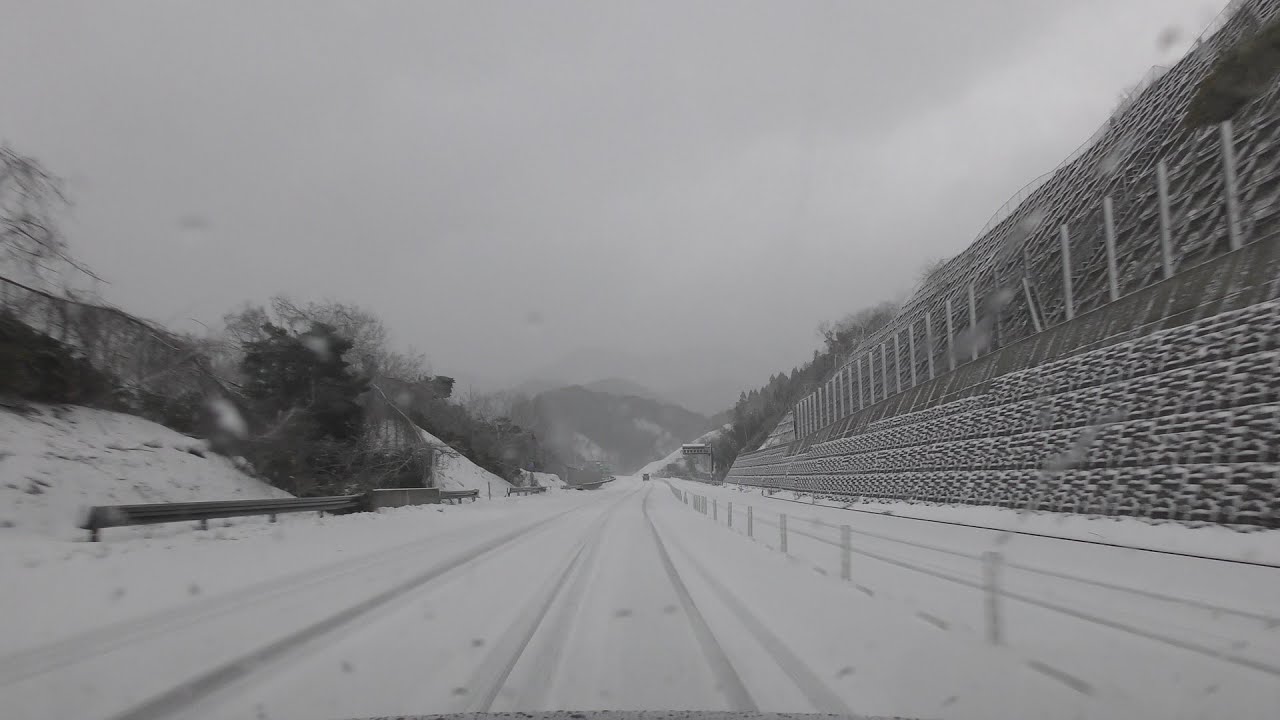 【4K 車載】2026年雪道 鳥取駅北口→国道53号、国道9号、山陰近畿道、国道178号→香美町立ジオパークと海の文化館