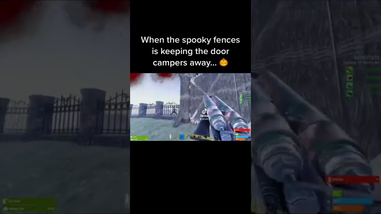 Rust Console I love the new spooky fences..shorts YouTube