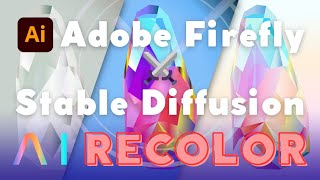 Generative Recolor: Adobe Firefly против Stable Diffusion в ComfyUI | Как создать кристалл времени