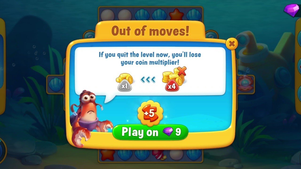 @Fishdom Herman's Bathyschape Broke Down Event Level 1 - 6, Failed on ...