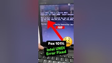 intel undi pxe-2.1 build 083 no bootable device ErrorFix100%#dippeworld#virulshorts