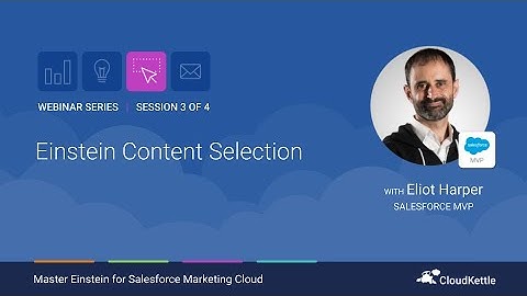Einstein Content Selection for Salesforce Marketing Cloud