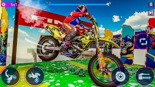 Impossible Dirt Bike Mayhem - Trial Mania Motocross Stunt Ramp Racer - Android Gameplay screenshot 2