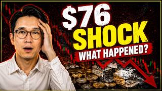 “SILVER COLLAPSE WARNING: Sudden Crash To $76 Sparks Panic”.#SilverCrash