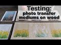 Image Transfer on Wood with Mod Podge & Rust-Oleum Photo Transfer Medium