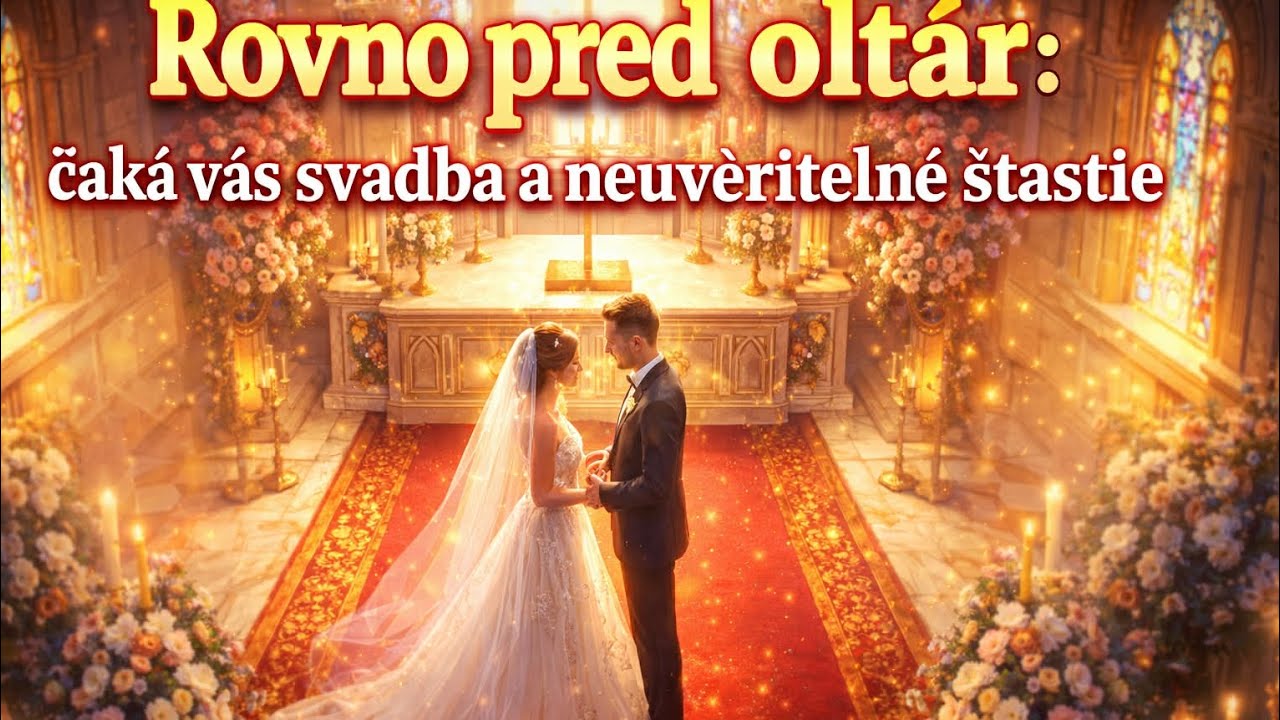 🎁ROVNO PRED OLTÁR:čaká vás SVADBA A NEUVERITEĽNÉ ŠŤASTIE 