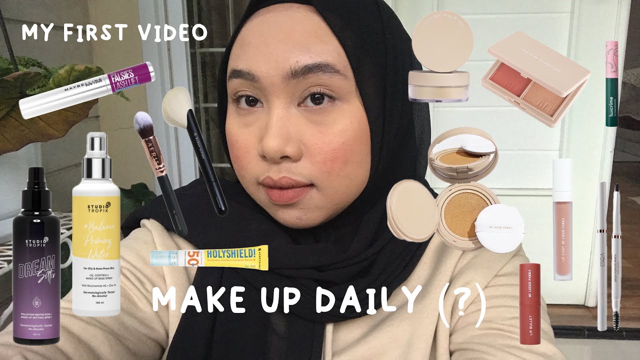 TUTORIAL MY EVERYDAY FULL MAKEUP | HI, THIS IS MY FIRST VIDEO - YouTube