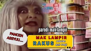 MAK LAMPIR MAKES A SCREAM ‼️ FIGHTING FOR ONE HUNDRED MILLION MONEY ~ PARODY OF MAK LAMPIR