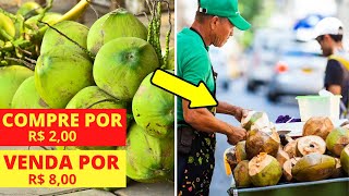 Quanto custa uma água de coco no coco?