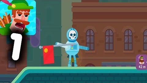 Bowmasters - Gameplay Walkthrough part 1 - Duels: 1-2