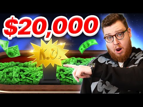 AN ABSURD FINAL TABLE - $530 BOUNTY BUILDER $20,000 TO 1ST