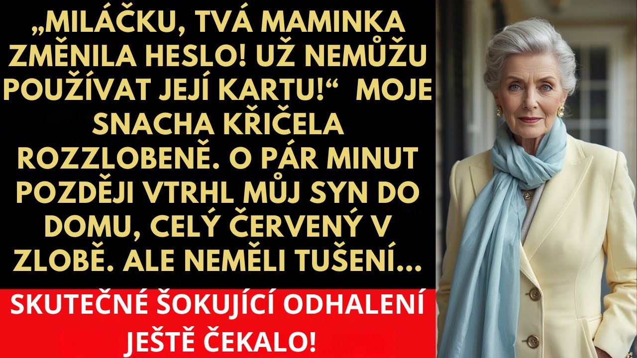„Mami, cos to provedla?“ Rozrazila se předsíň a já stála u koše s prádlem, když ke mně Nathan přihnal s rudým obličejem. „Harper mi volala v slzách. Zamítli jí platební kartu před půlkou obchodu....