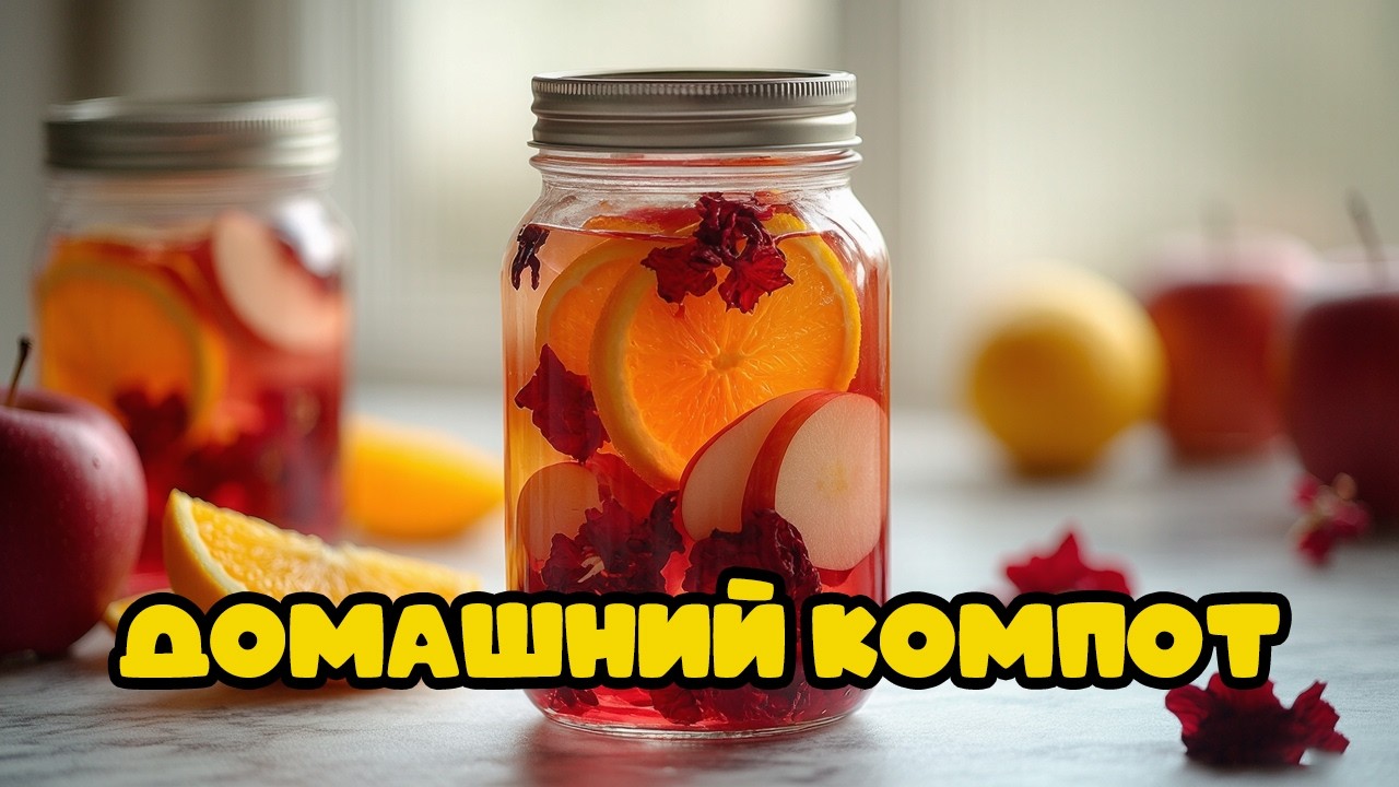 Домашний компот. Компот от которого будут в восторге все ваши гости. Сымбат кухня