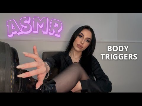 ASMR - Fast Body Triggers su tutto il corpo + Scratching Scarpe
